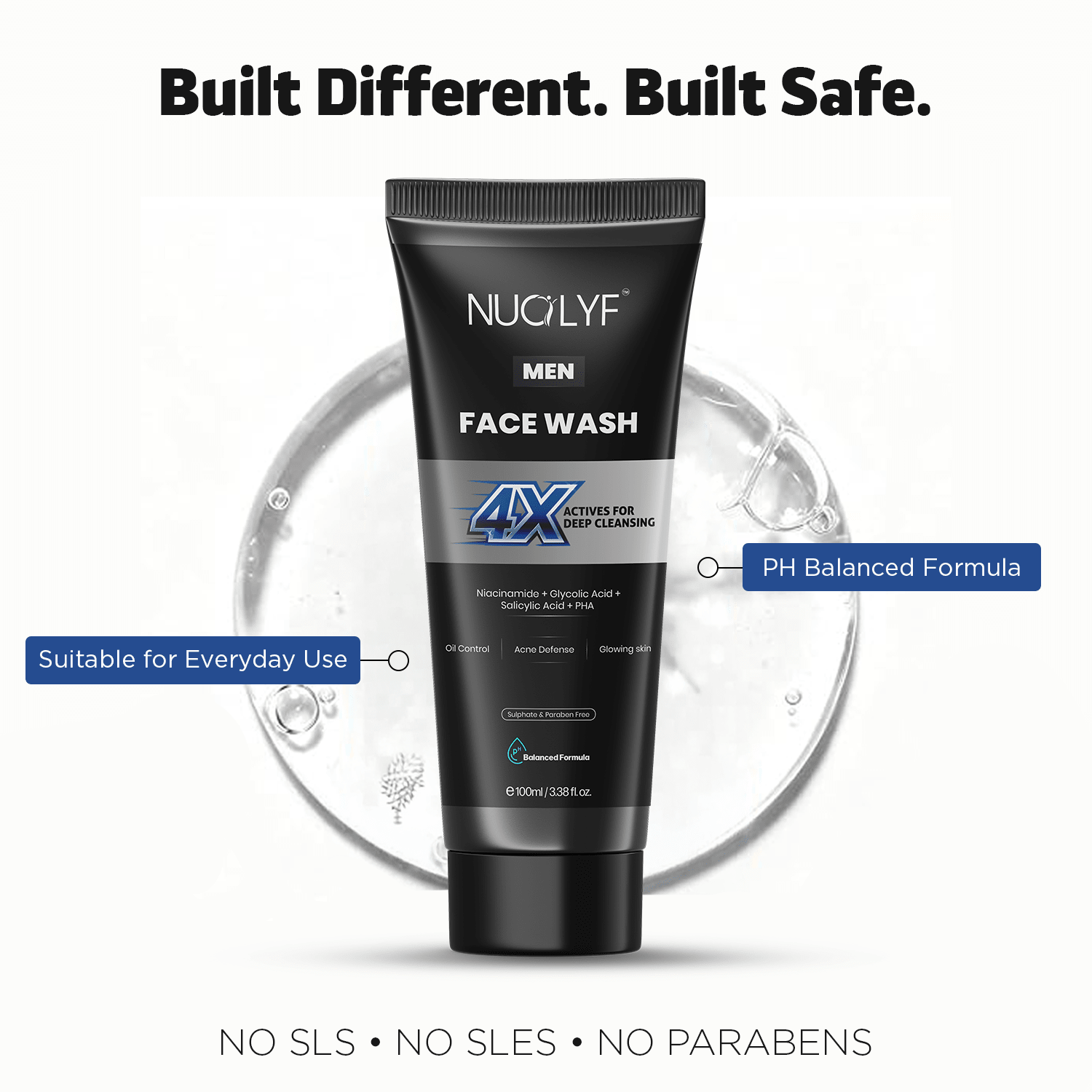 Men Face Wash - Nuolyf