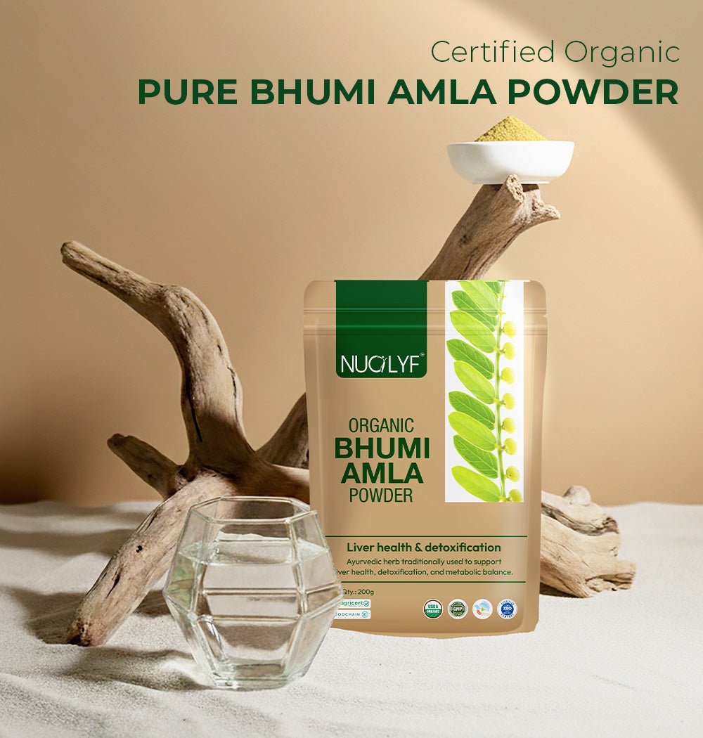 Organic Bhumi Amla Powder - Nuolyf
