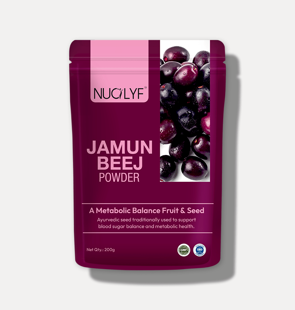 Organic Jamun Beej Powder - Nuolyf