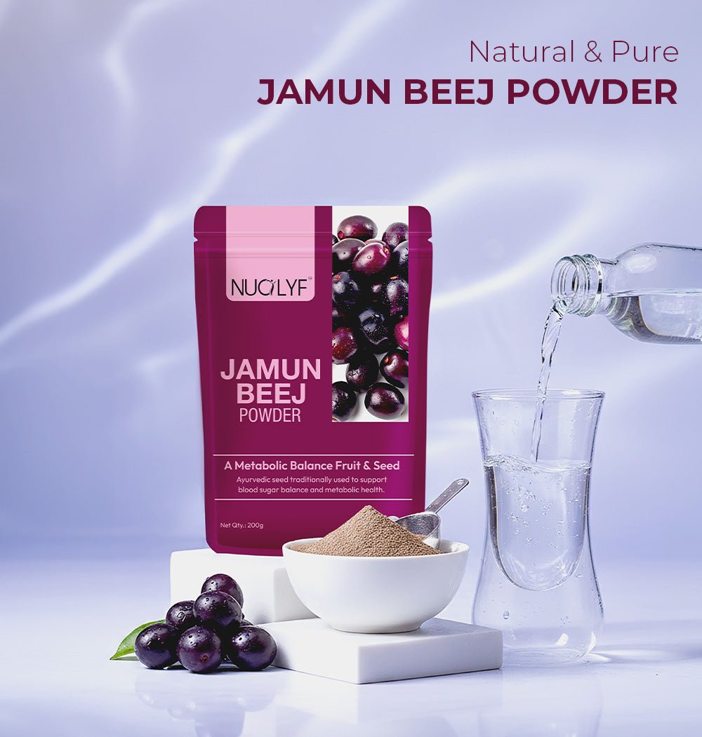 Organic Jamun Beej Powder - Nuolyf