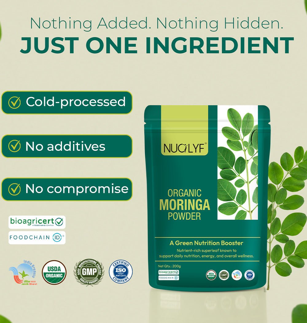 Organic Moringa Powder - Nuolyf