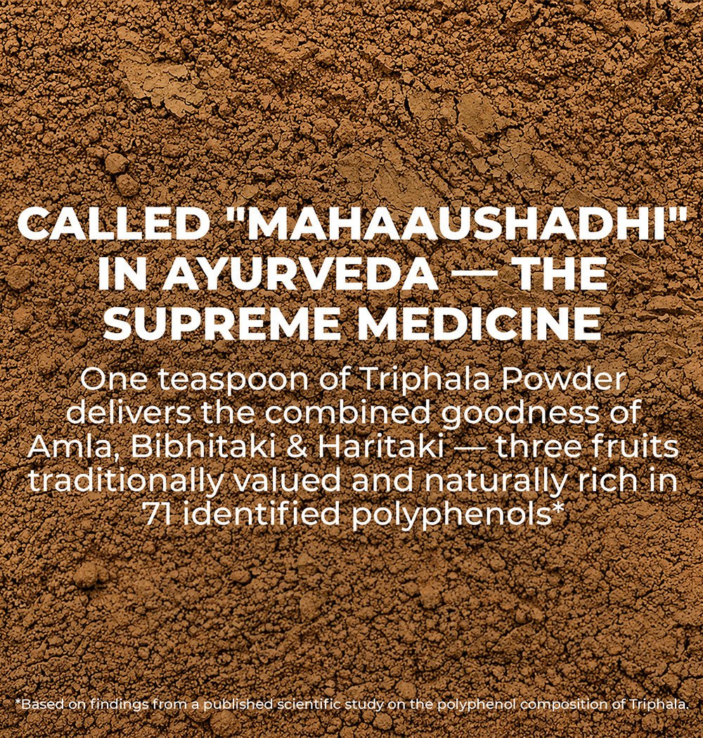 ORGANIC TRIPHALA POWDER - Nuolyf